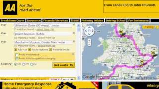 AA Route Planner amp AA Route Finder Guide [upl. by Lira]