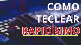 Como escribir muy rápido en el teclado ⌨️ Técnicas para aprender Mecanografía 2023 ⚡ Víctor Robles [upl. by Sidney]