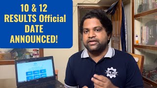 Class 10th and 12th result date confirmed Official update on Cbse website [upl. by Stralka]