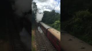 Standard 4 tank number 80080 departs Wirksworth on the Ecclesbourne Valley Railway [upl. by Ainehs]