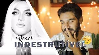 REACTION PABLLO VITTAR  INDESTRUTÍVEL [upl. by Letnoj]