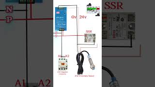 shorts  Solid State Relay Connection  SSR Connection with Proximity Sensor [upl. by Venditti214]