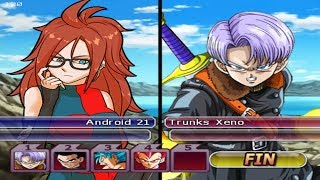 Dragon Ball Z Budokai Tenkaichi 3  Android 21 and Black Goku OZ Xeno Trunks y Goten MOD PS2 [upl. by Asylla]