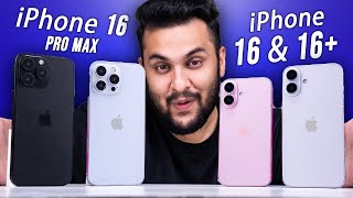 iPhone 16 Plus amp iPhone 16 Pro Max  FIRST LOOK [upl. by Laverna]