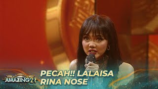 RINA NOSE  Lalisa  AMAZING 21 GTV 2023 [upl. by Ardiedal]