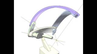 Spherical 4bar linkage mechanism 1 [upl. by Stuart183]