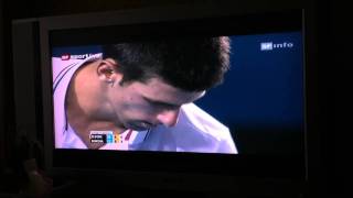 Novak Djokovic vs Rafael Nadal  AO 2012  4th Set TieBreak [upl. by Adamik]