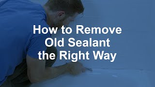 How to Remove Old Caulk or Sealant The Right Way [upl. by Cornel470]