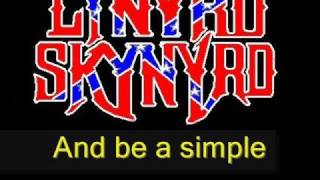 Simple Man Lynyrd Skynyrd KARAOKE INSTRUMENTAL [upl. by Elsey]