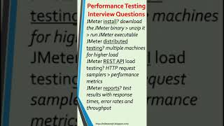 JMeter TestingJMeter Interview QuestionsJMeter API TestingJMeter Load TestingJMeterLearn JMeter [upl. by Ghassan]