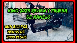 Bicicleta eléctrica Kiwo 2023  Review y prueba de manejo [upl. by Rufus613]