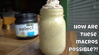 Macro Friendly Protein 22g Egg Nog Recipe Tutorial Video [upl. by Atnaloj698]