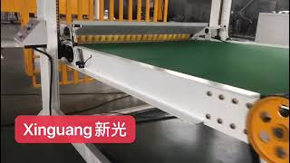 Xinguang brand corrugated cardboard stacker [upl. by Yelena854]