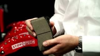 StopTech Street Performance Brake Pads Review  SEMA 2013 [upl. by Ahtanaram17]