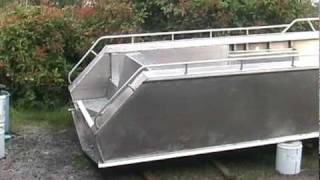 aluminium plate boat fabrication and welding [upl. by Mirth]