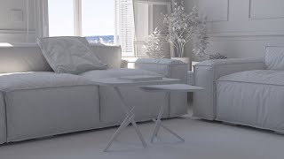 Physical Render  Cinema 4d S24  Interior Light [upl. by Thorstein]