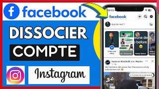 Comment Dissocier Un Compte Instagram De Facebook 2024 [upl. by Huskey]