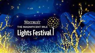 LIVE Chicago Wintrust Magnificent Mile Lights Festival Parade [upl. by Inness461]