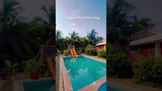 Anchor Beach Resort 🏖️🌴☀️ youtubeshorts trending shortsfeed beach kokan travel shorts [upl. by Kablesh764]