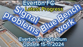 Everton FC New Stadium At Bramley Moore Dock Update 15112024 [upl. by Nodla]