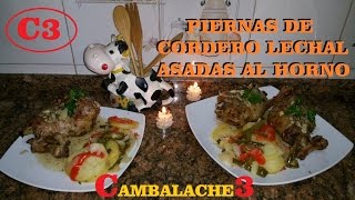 PIERNAS ASADAS DE CORDERO LECHAL [upl. by Nydnarb58]