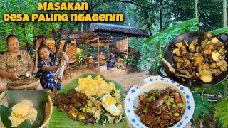 MASAKAN YANG SANGAT DI RINDUKAN  NASI JAGUNG URAP IKAN ASIN SAMBAL TERONG [upl. by Ardnassac]