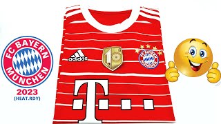 Bayern Munich jersey HOME kit 2223 Player Issue Unboxing amp Review  ASMR [upl. by Oster]