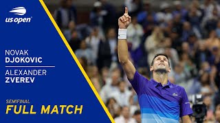 Novak Djokovic vs Alexander Zverev Full Match  2021 US Open Semifinal [upl. by Scevor255]