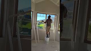 Poniendo esquinas en la ventana drywall construction elsalvador503 arte [upl. by Eeryt750]