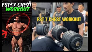 FST 7 CHEST WORKOUT  BY  HANY RAMBOD YOU MUST TRY THIS WORKOUT🔥💪 [upl. by Necaj]