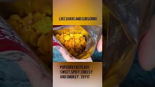 4700BC Hawaiian barbecue cheese popcorn review  cheese popcorn  try it [upl. by Kemp636]