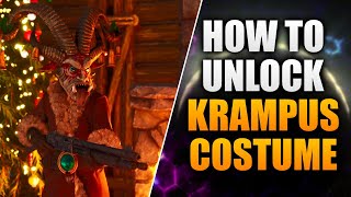 HOW TO UNLOCK KRAMPUS SKIN in Ark Survival Ascended Winter Wonderland [upl. by Aiyot]