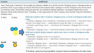 Zadanie 18 Różne sytuacje Egzamin przykładowy ósmoklasisty CKE  MatFiz24pl [upl. by Atsahs]