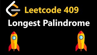 Longest Palindrome  Leetcode 409  Python [upl. by Nylsaj209]