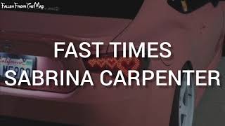 Sabrina Carpenter  Fast Times Español  English [upl. by Agnese]