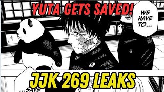 JJK 269 Leaks YUTA GETS SAVED [upl. by Ahsimik32]