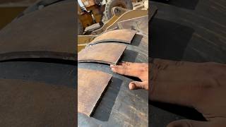 Amazing process for excavator new bucket back plate adjust with welding tools shorts welding [upl. by Mattox158]