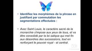 Exercice danalyse morphologique📝morphosyntaxe s3🦋 [upl. by Cacka]