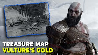 God of War Ragnarok Vultures Gold Treasure Map [upl. by Notsirb]