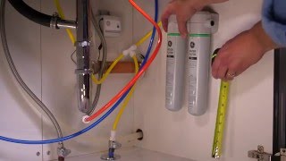 Under the Sink Dual Flow Water Filtration Install [upl. by Noit]