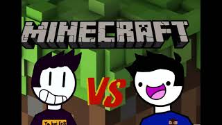 Minecraft Build Battle Against MrDrew [upl. by Lumpkin]