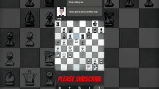 Defeating frankenisla rating1800in chess com😇chess [upl. by Goldin]