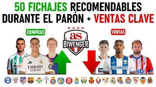 🚀 50 FICHAJES RECOMENDABLES  VENTAS CLAVE DURANTE EL PARÓN  📋 BIWENGER 2425 [upl. by Tryck926]