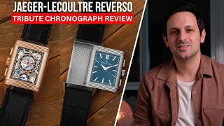 The Coolest Reverso Ever JaegerLeCoultre Reverso Tribute Chronograph HandsOn Review [upl. by Leunamne]