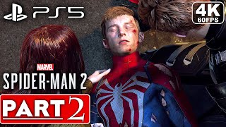 SPIDERMAN 2 Gameplay Walkthrough Part 2 4K 60FPS PS5  No Commentary FULL GAME [upl. by Nevag]