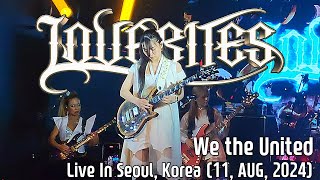 Lovebites  We the United Live in Seoul Korea  11 AUG 2024 [upl. by Are]