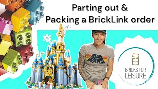 VLOG Parting out amp Packing a BrickLink Order [upl. by Ahsoem]