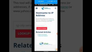 How to convertchange hostname to IP address [upl. by Carney]