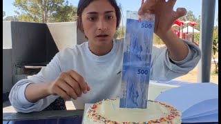 Rich man gives cake filled with money to a student to help her support her family [upl. by Ymorej]