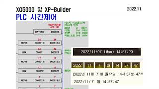 PLC HMI 날짜시간제어 [upl. by Corilla765]